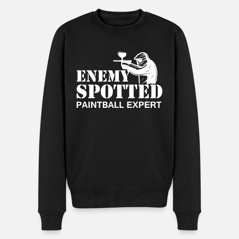 Paintball Airsoft - Pull Premium bio Homme - noir