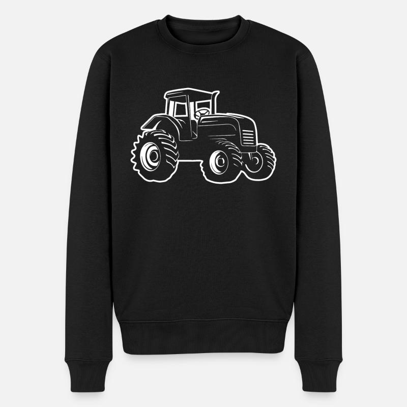 Tracteur - Pull Premium bio Homme - noir