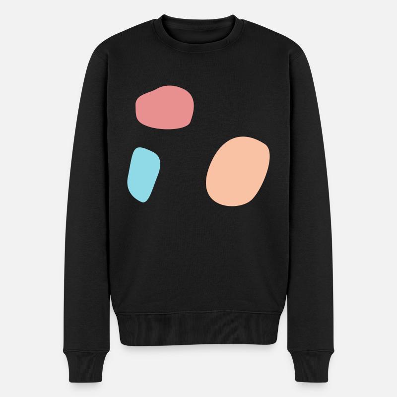 Conception abstraite - Pull Premium bio Homme - noir