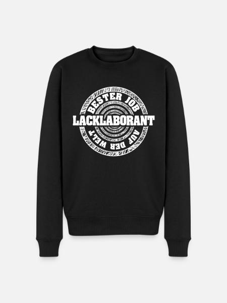 Geschenk für Lacklaborant - Männer Premium Bio Pullover - Schwarz