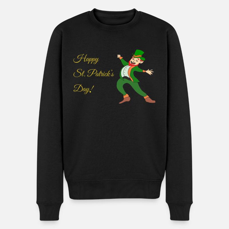 Fête de la Saint-Patrick - Pull Premium bio Homme - noir