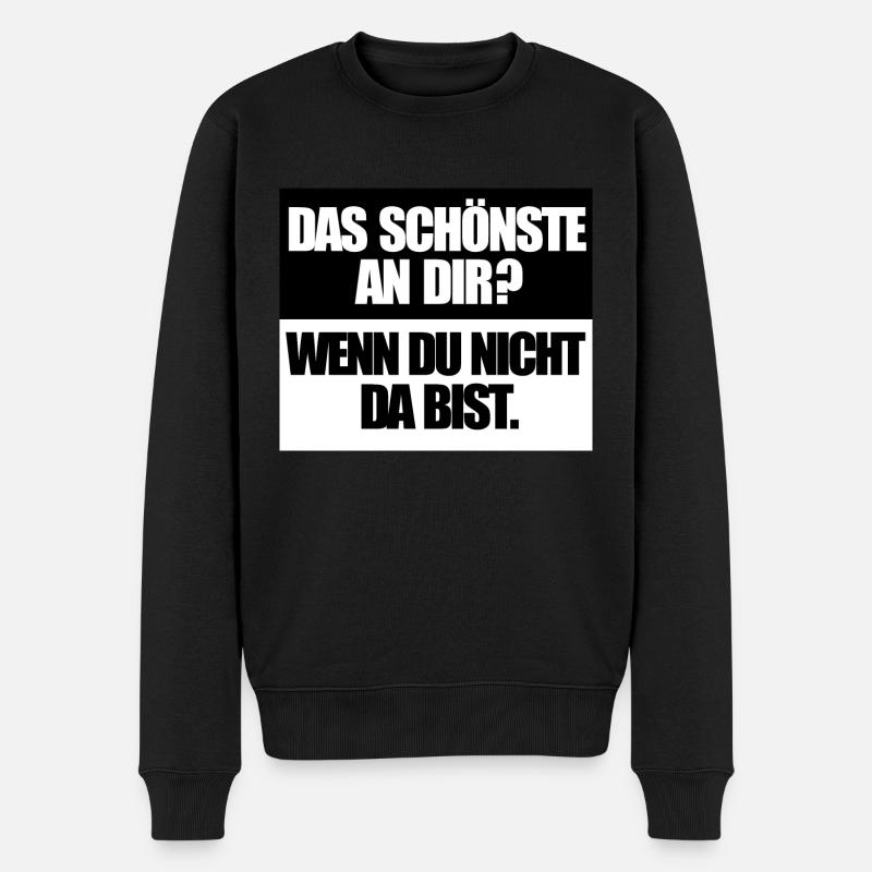 La plus belle chose à propos de toi - Pull Premium bio Homme - noir