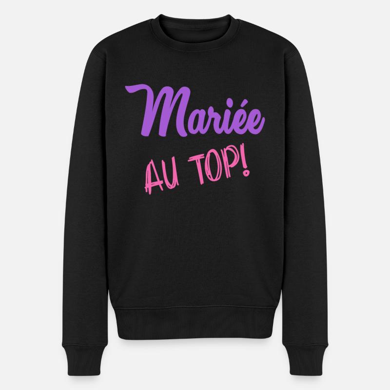 FUTURE MARIEE. EVJF - Pull Premium bio Homme - noir