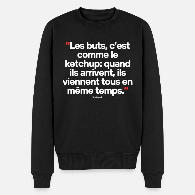 Citation célèbre footballeur - Pull Premium bio Homme - noir