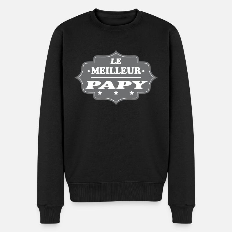 LE MEILLEUR PAPY - Pull Premium bio Homme - noir