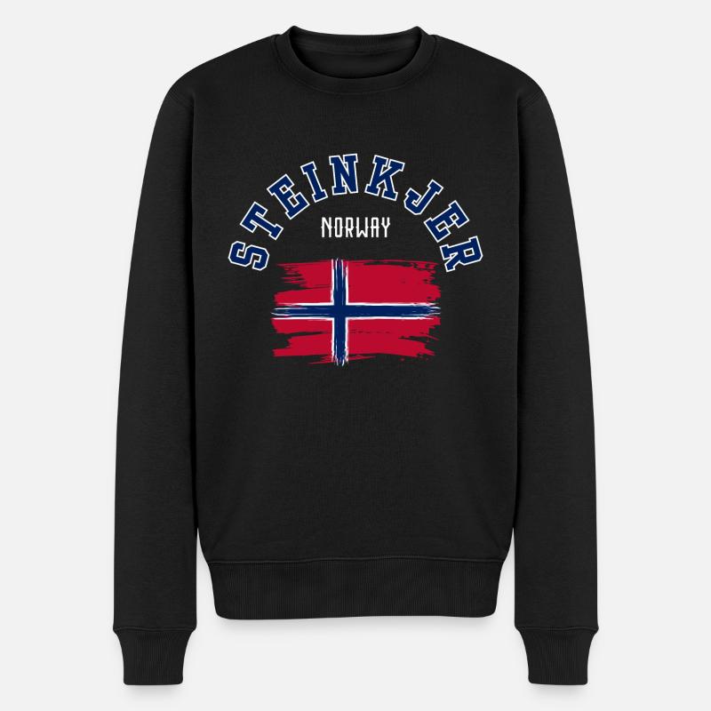 Steinkjer, Norvège - Pull Premium bio Homme - noir