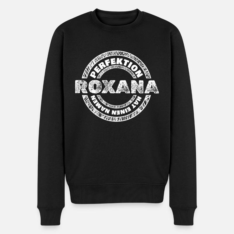 Roxana Roxana - Men's Premium Organic Jumper - black