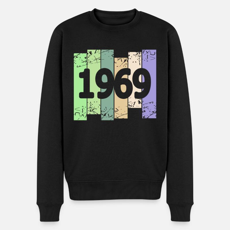 Kunstwerk 1969 - Männer Premium Bio Pullover - Schwarz