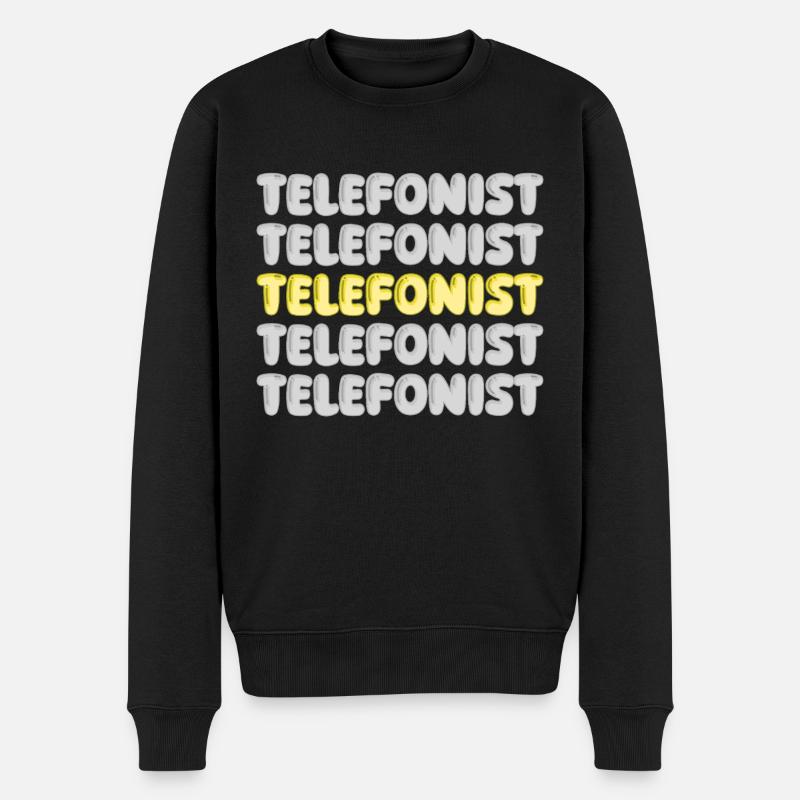 Emploi Opérateur téléphonique - Pull Premium bio Homme - noir