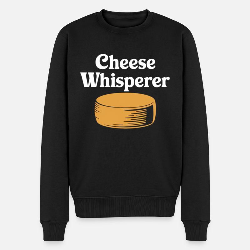 Conception de Cheese Whisperer - Pull Premium bio Homme - noir