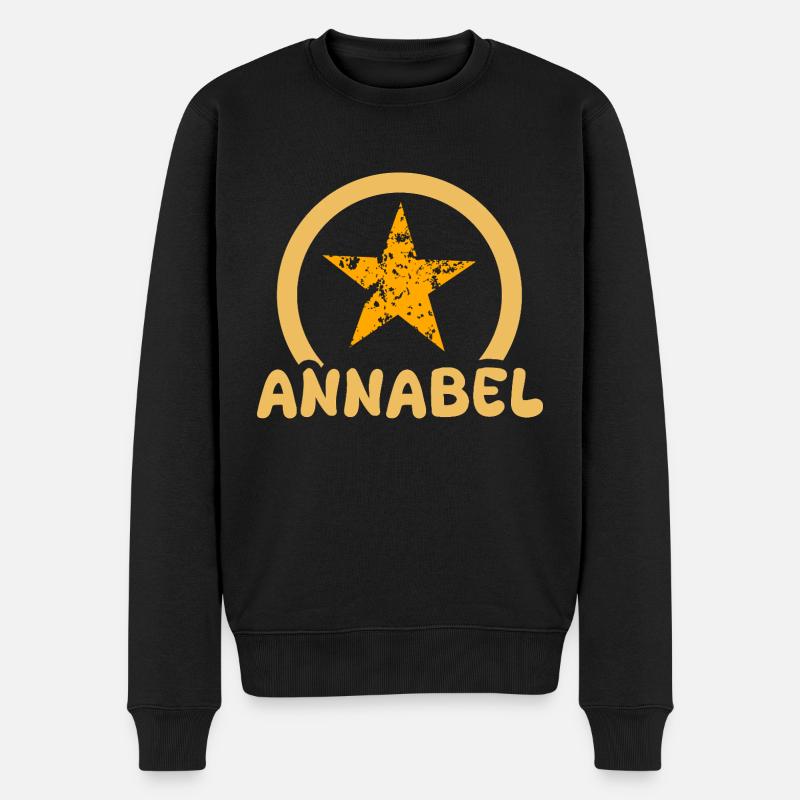 Geschenk für Annabel - Männer Premium Bio Pullover - Schwarz