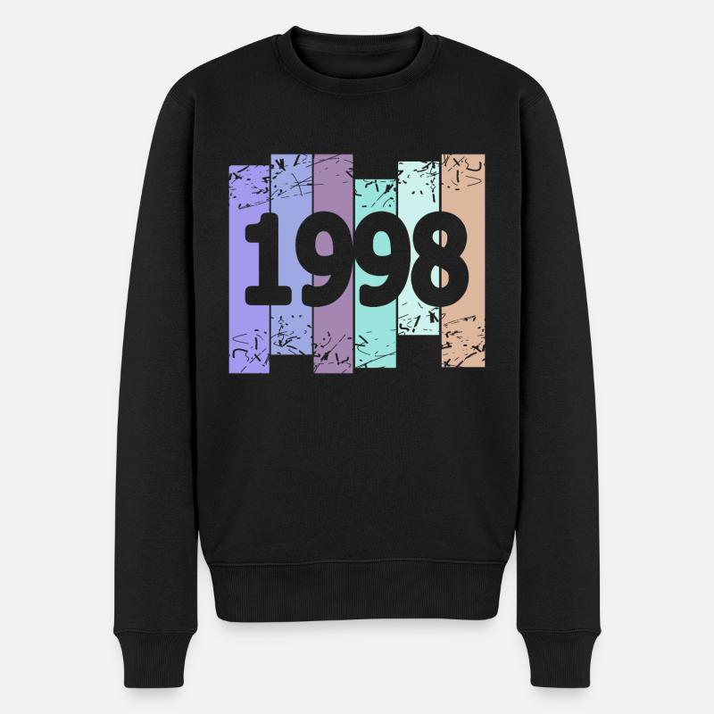 Gruftis 1998 - Männer Premium Bio Pullover - Schwarz
