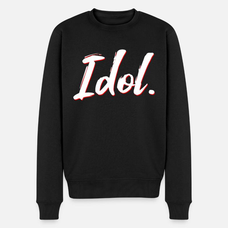 Idole nouvelle - Pull Premium bio Homme - noir