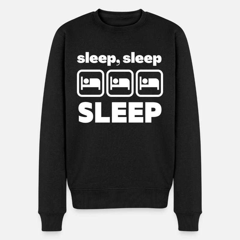 sleep sleep sleep - Pull Premium bio Homme - noir