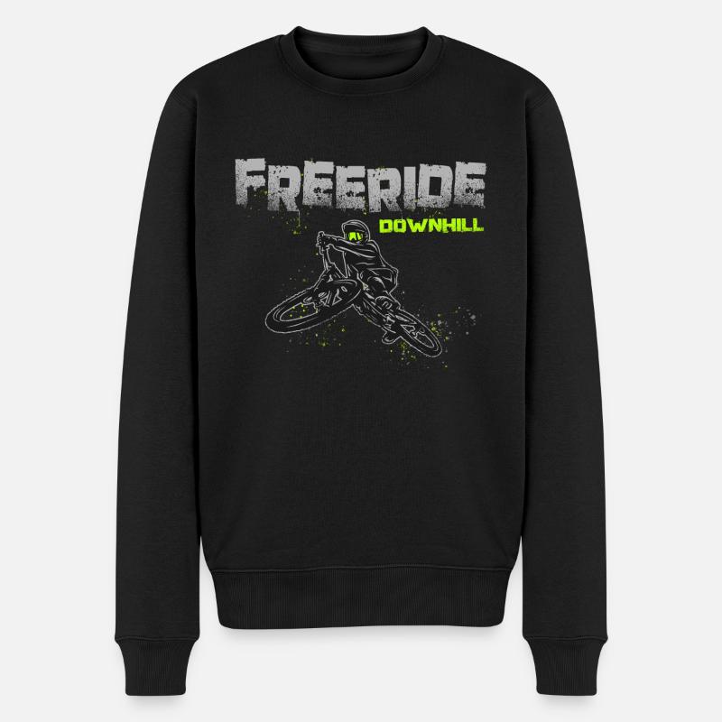 Freerider VTT Downhill VTT VTT - Pull Premium bio Homme - noir