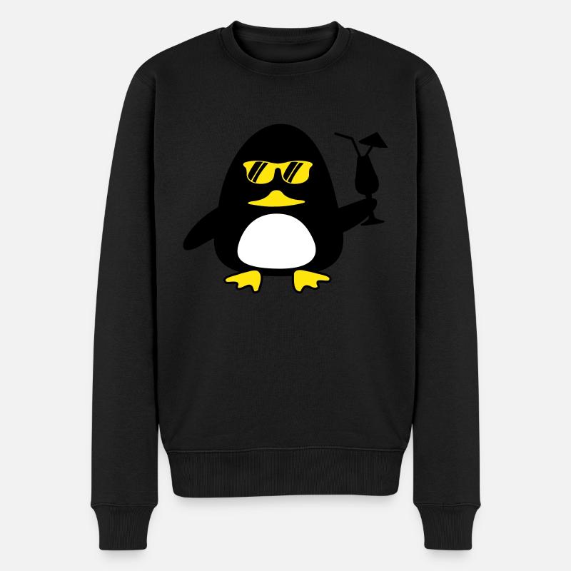 Canard de plage - Pull Premium bio Homme - noir