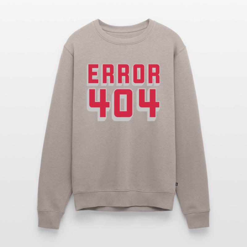Connection Problem Error 404 Men's Premium Organic Jumper