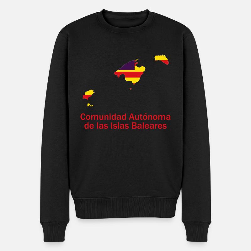 Islasbaleares - Pull Premium bio Homme - noir