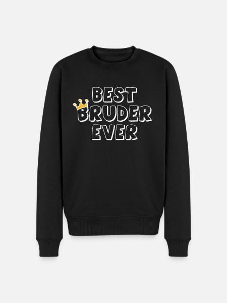 Best Brother Ever 1 - Men's Premium Organic Jumper - black