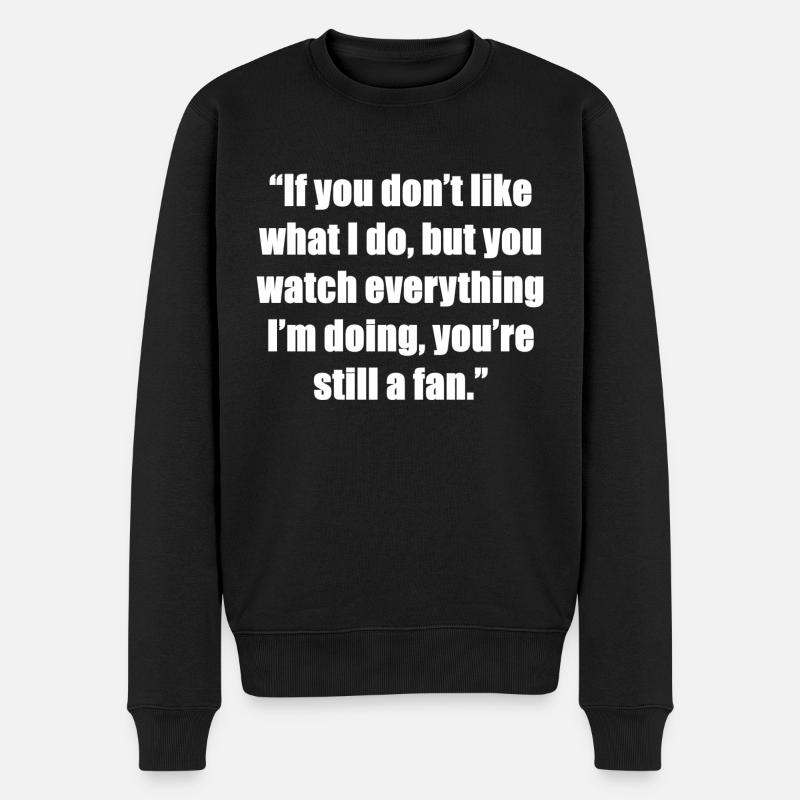 Hater Dicton Design - Pull Premium bio Homme - noir