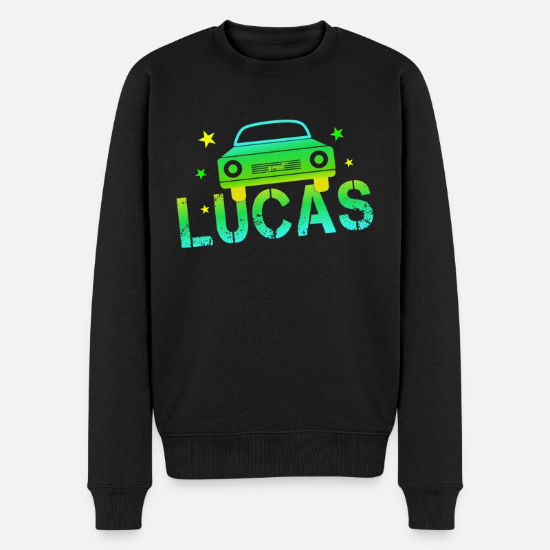 L’anniversaire de Lucas Lucas - Pull Premium bio Homme - noir
