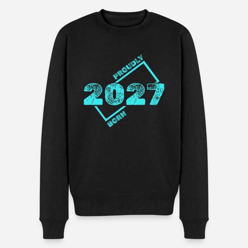 Né en 2027 - Pull Premium bio Homme - noir