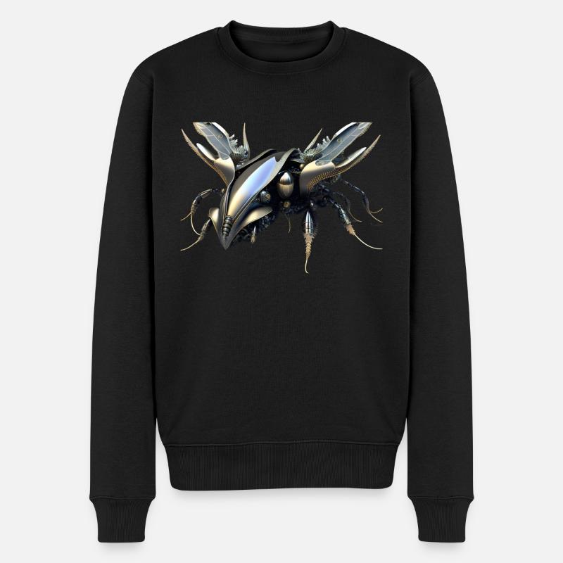 Fourmi robot volant - Pull Premium bio Homme - noir