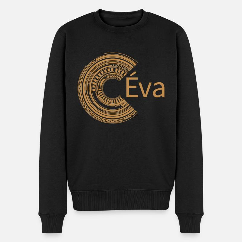 Pour Éva - Pull Premium bio Homme - noir