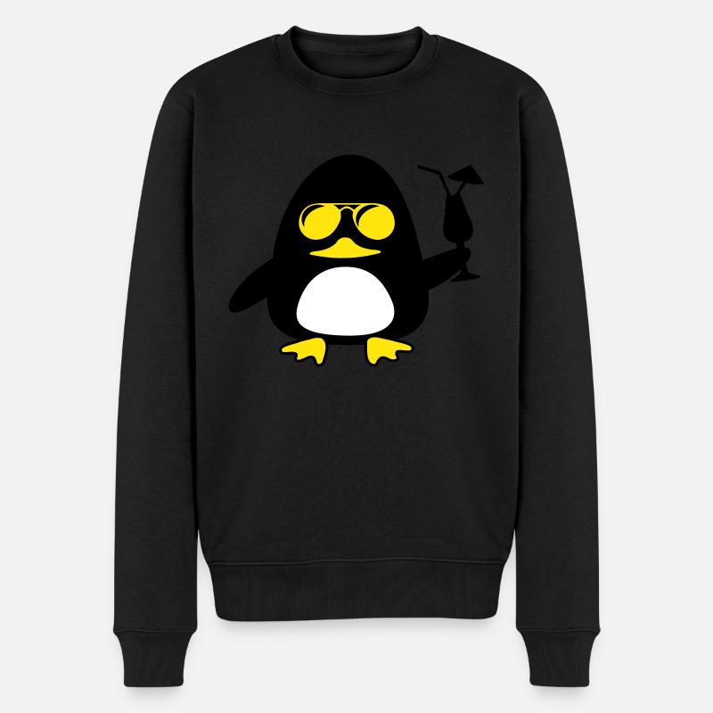 Canard de plage - Pull Premium bio Homme - noir