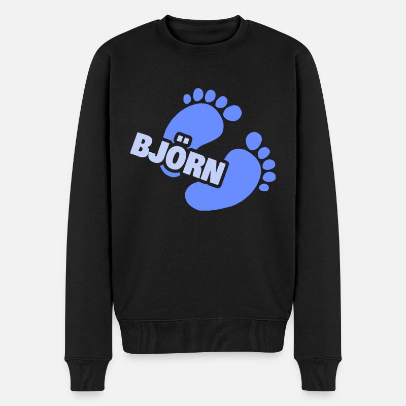 Baby Björn - Männer Premium Bio Pullover - Schwarz