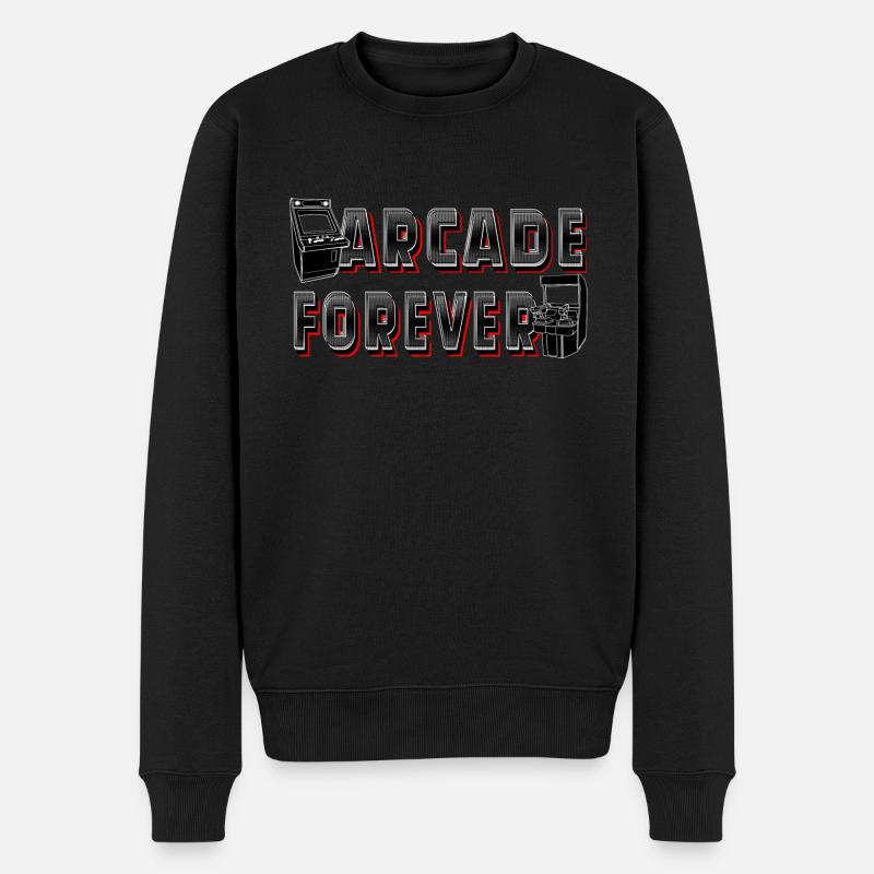 ARCADE FOREVER - Pull Premium bio Homme - noir