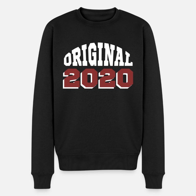 Ursprünglich: 2020 - Männer Premium Bio Pullover - Schwarz