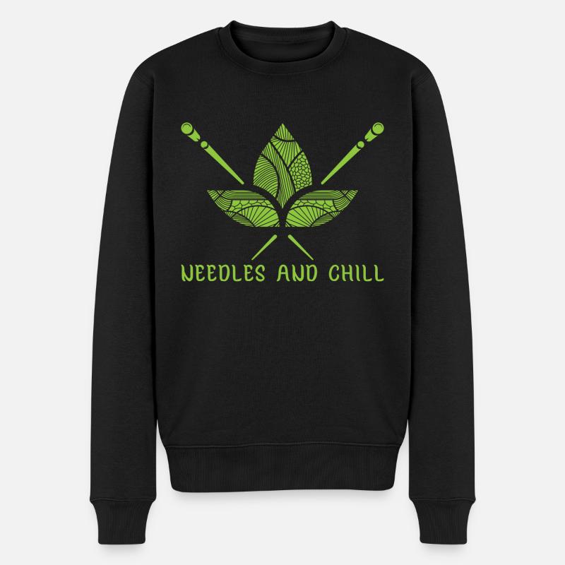 Acupuncture - Pull Premium bio Homme - noir