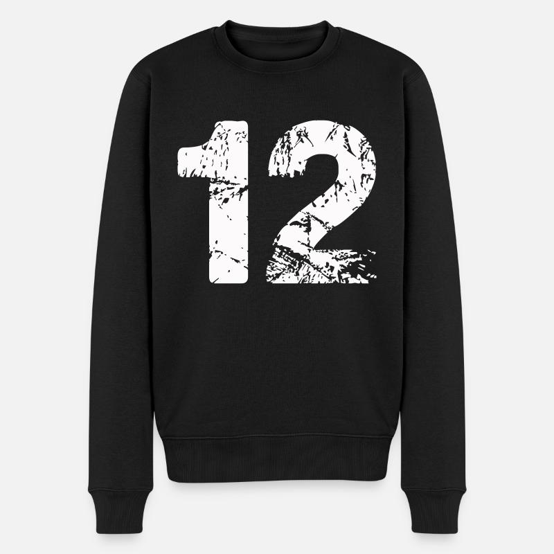 12 - Pull Premium bio Homme - noir