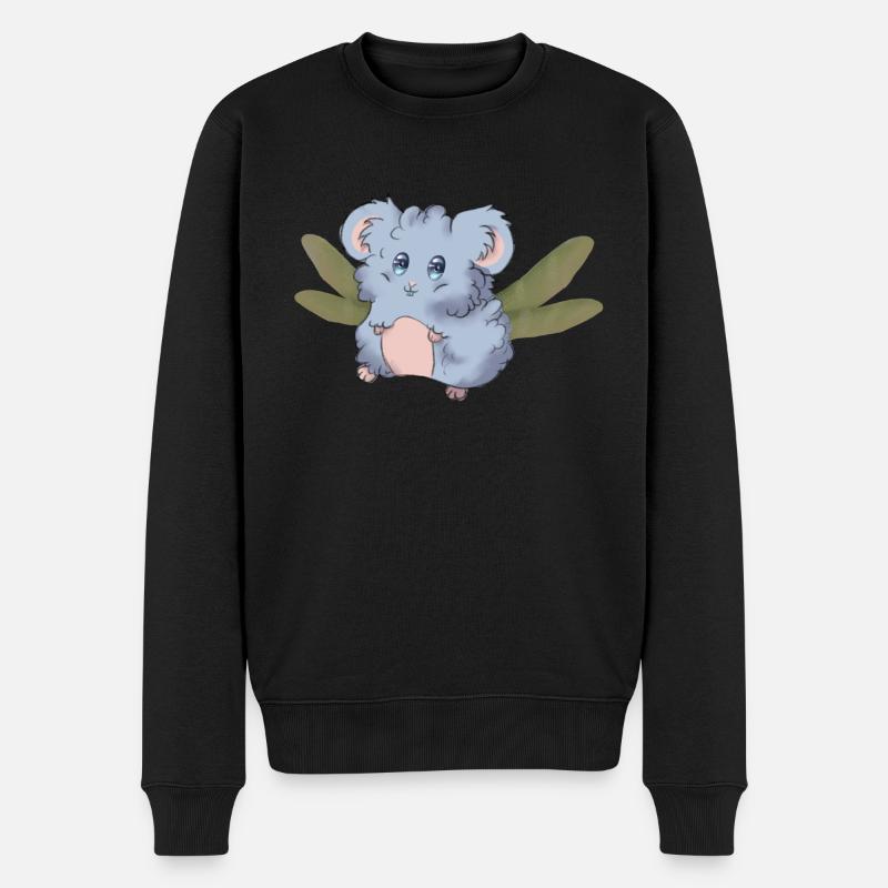 Evorie - Männer Premium Bio Pullover - Schwarz