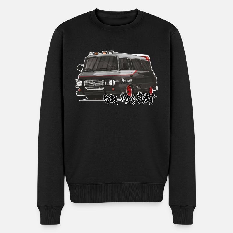 Barkas B1000 // Illustration - Pull Premium bio Homme - noir