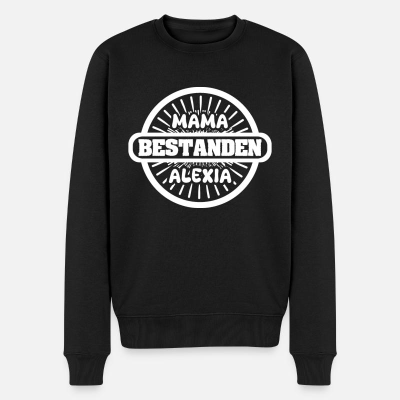 Geschenk für Alexia - Männer Premium Bio Pullover - Schwarz