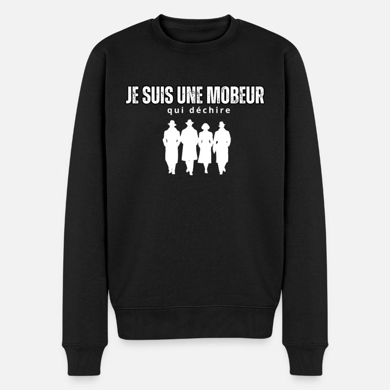 mobeur qui déchire - Pull Premium bio Homme - noir
