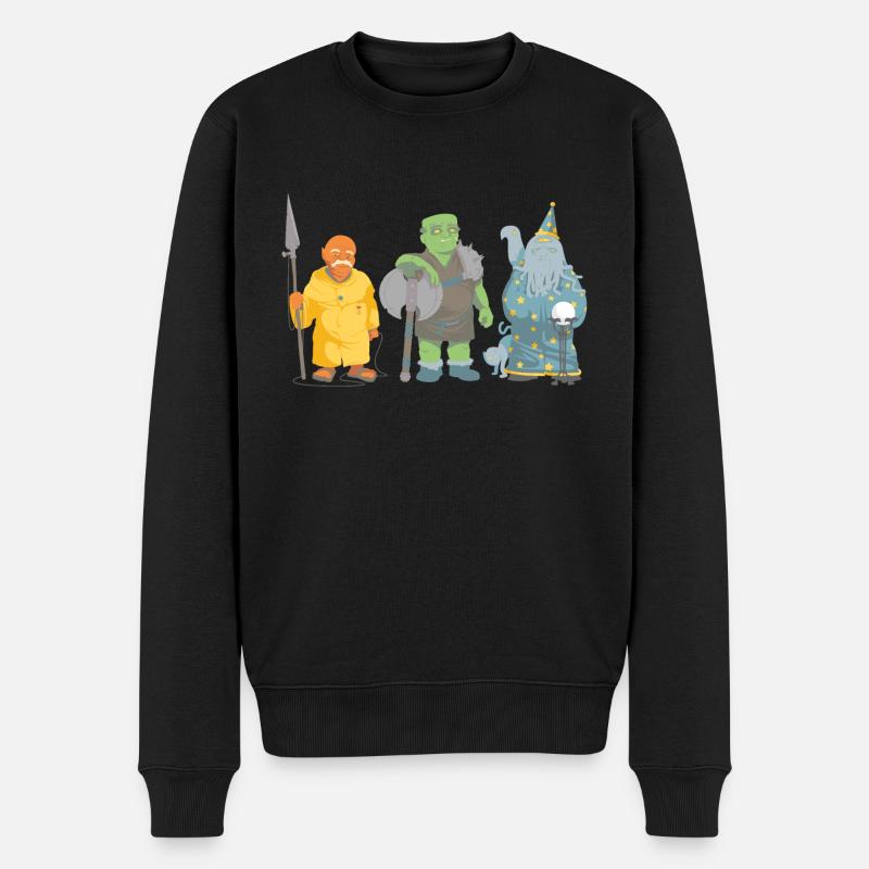 Orcs - Pull Premium bio Homme - noir