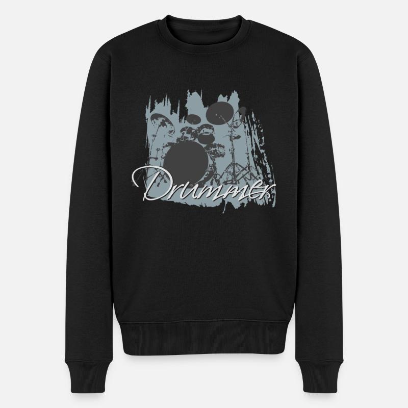DRUMMER6 7632x6480px - Pull Premium bio Homme - noir