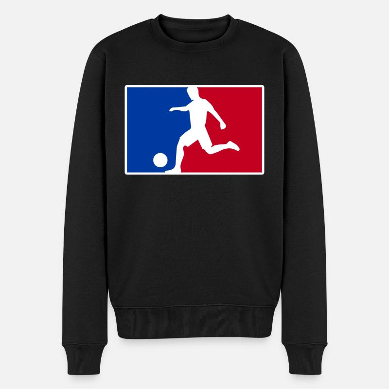 logo du football - Pull Premium bio Homme - noir