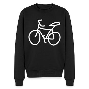 Scribble di do. - Men's Premium Organic Jumper - black - Front - Nico (187cm)