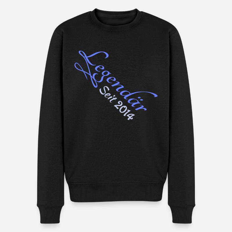 2014 - Männer Premium Bio Pullover - Schwarz