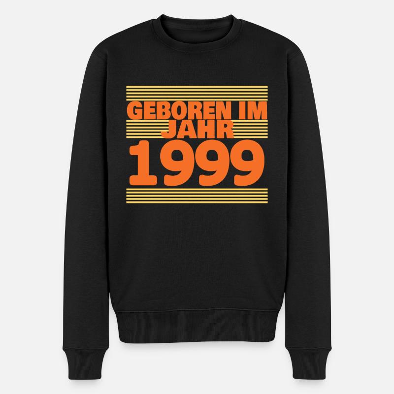 im 1999 - Männer Premium Bio Pullover - Schwarz
