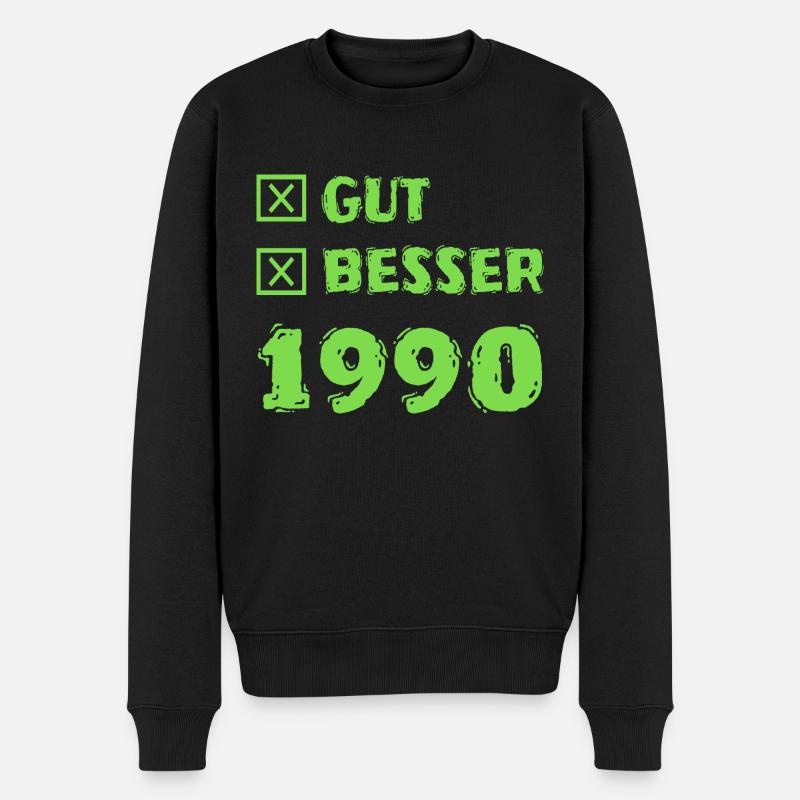 1990 - Pull Premium bio Homme - noir