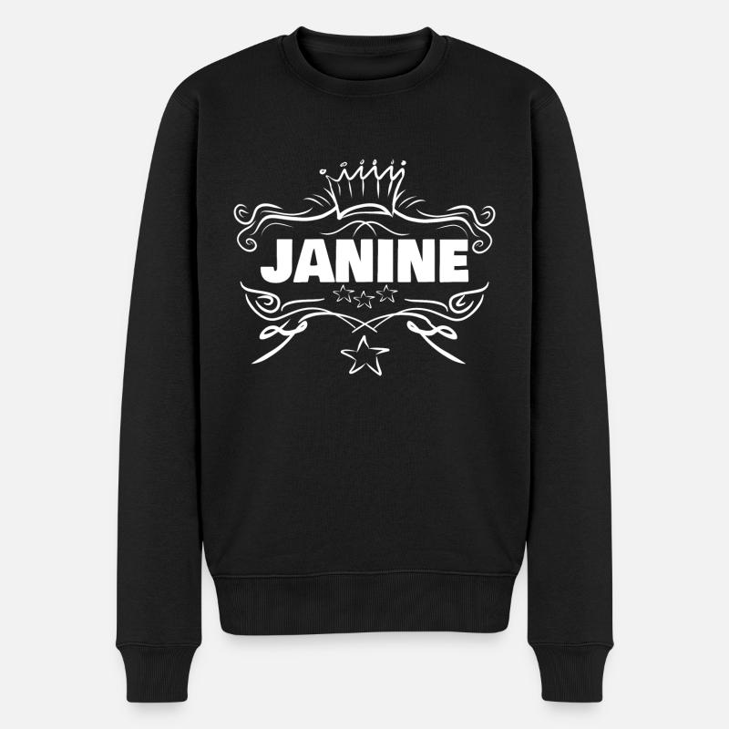 Bébé Janine - Pull Premium bio Homme - noir