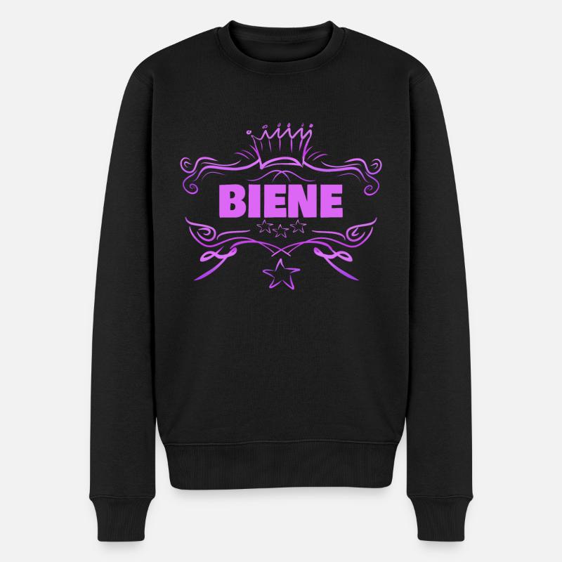L’abeille comme bébé - Pull Premium bio Homme - noir