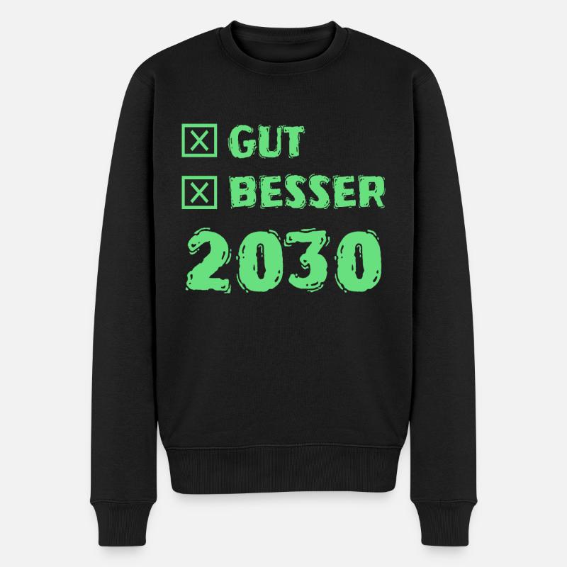 Bon 2030 - Pull Premium bio Homme - noir