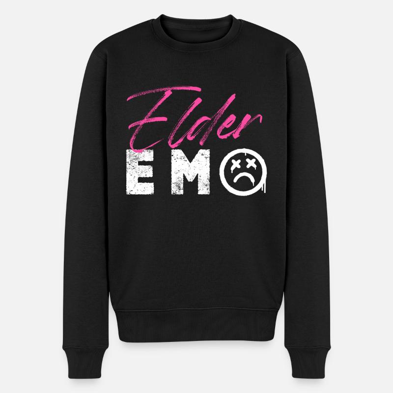 Elderemo - Pull Premium bio Homme - noir