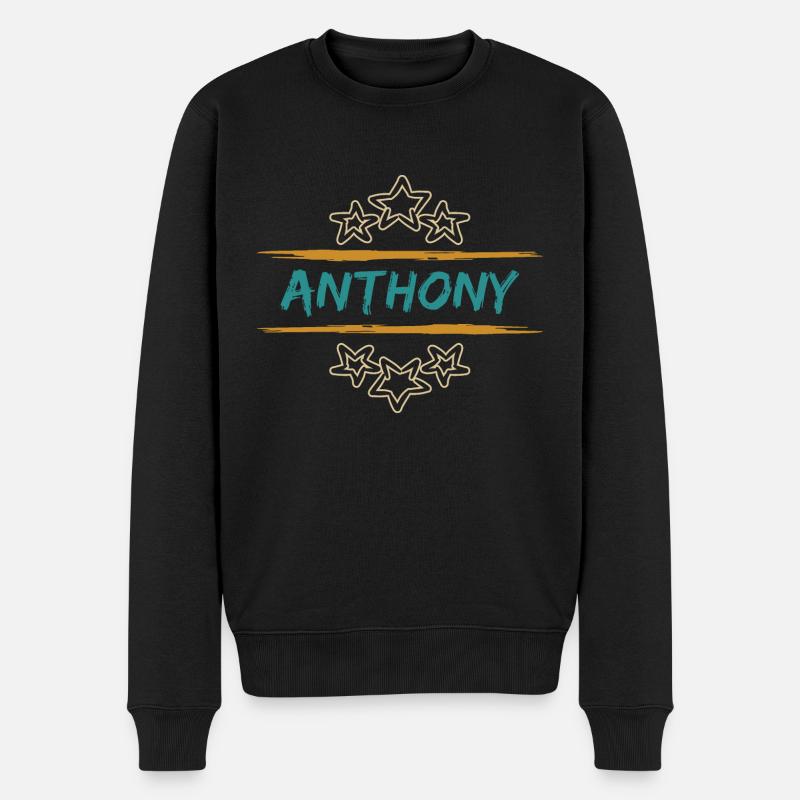 Anthony Anthony - Pull Premium bio Homme - noir